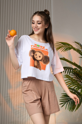 Костюм 8376 Чебурашка капучино